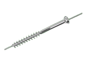 Small cannulated cancellous screw ø 4.0 mm short thread Length 10 to 80 mm (By 3)