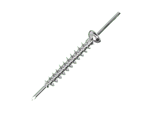 Small cannulated cancellous screw ø 4.0 mm fully threaded Length 10 to 80 mm (By 3)
