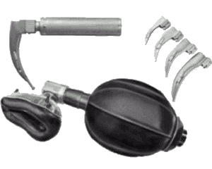 Set laryngoscope and artificial resuscitator